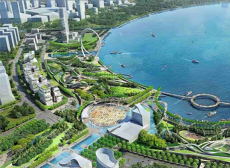 深圳市華僑城寶安濱海文化公園海綿城市設計